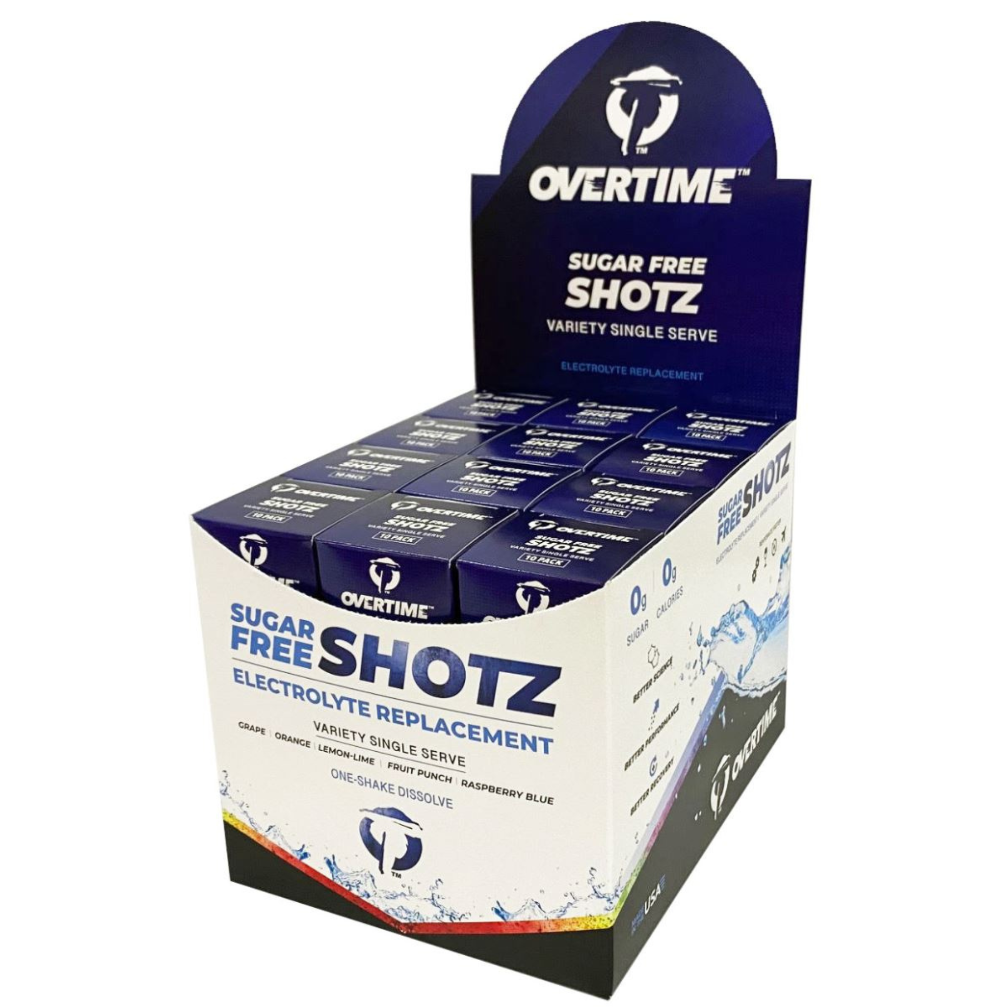 Overtime E-Lyte Drink Mix Variety Pack from Columbia Safety